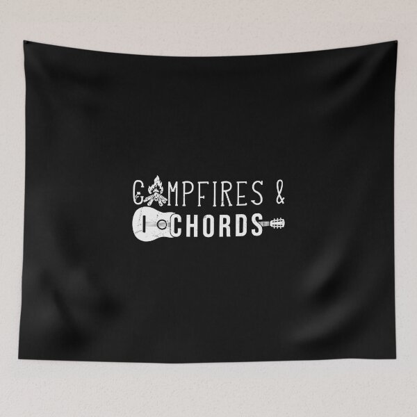 Item preview, Campfires & Chords Funny Campfire Romance Camping designed and sold by StrongShirts.
