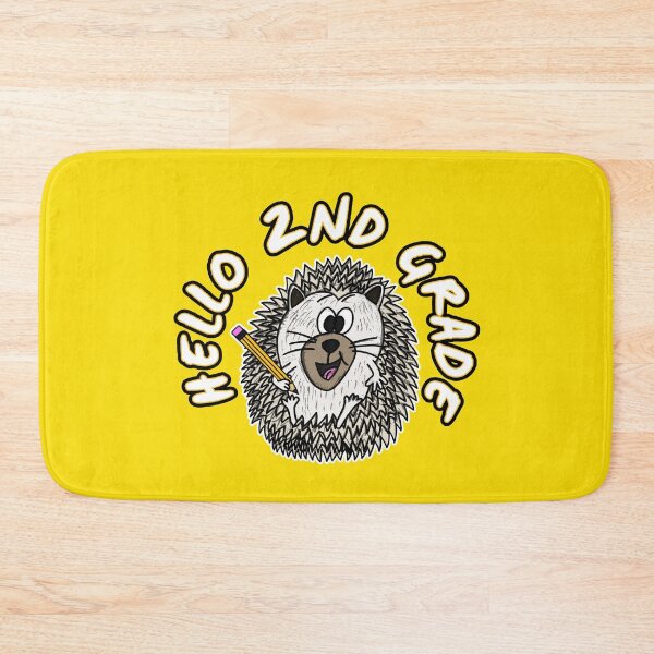 Item preview, Hello 2nd Grade Hedgehog Back To School designed and sold by doodlerob.