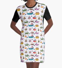 So many boats! Graphic T-Shirt Dress
