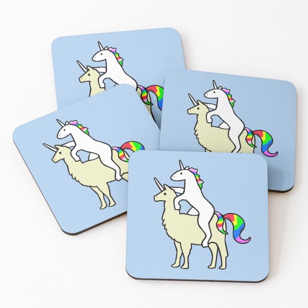 Item preview, Unicorn Riding Llamacorn designed and sold by jezkemp.