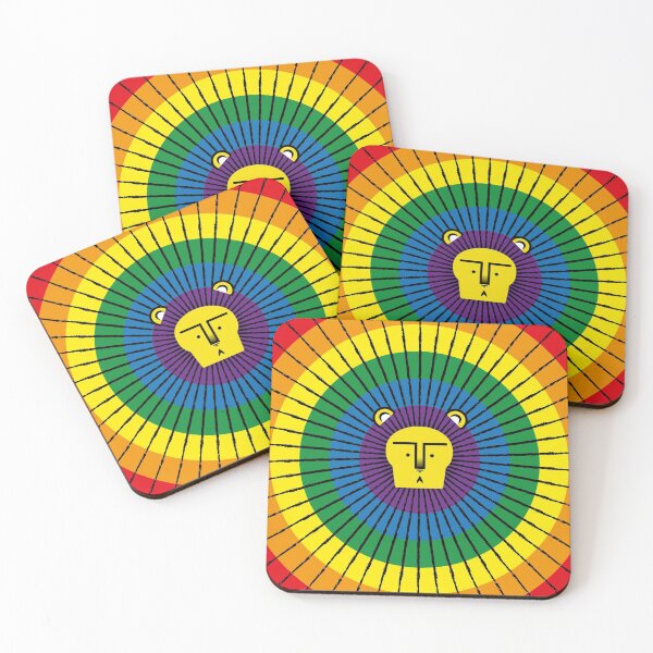 Item preview, Rainbow lion designed and sold by tehwolfeh.