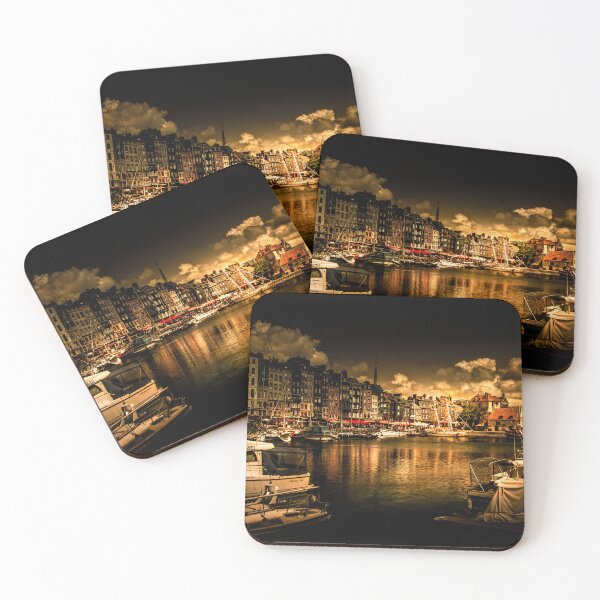Item preview, Honfleur Harbor Sunset designed and sold by nbrandsberg.