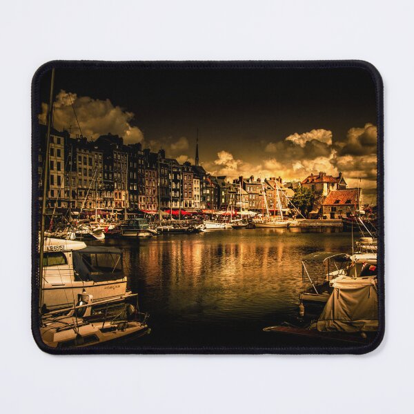 Item preview, Honfleur Harbor Sunset designed and sold by nbrandsberg.
