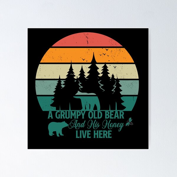 Item preview, Grumpy old bear and his honey designed and sold by Artistusha.