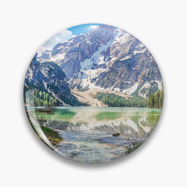Item preview, Beautiful view, river, mountains, green and yellow trees designed and sold by Alexandra Rty.