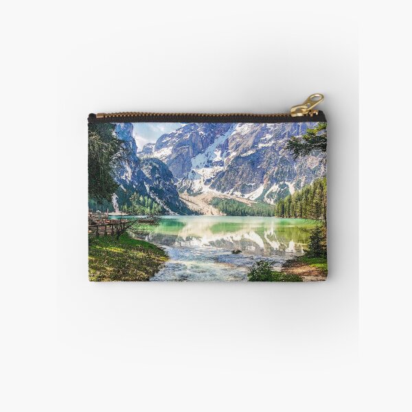 Item preview, Beautiful view, river, mountains, green and yellow trees designed and sold by Alexandra Rty.