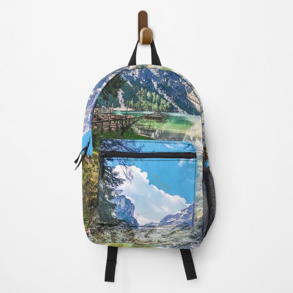Item preview, Beautiful view, river, mountains, green and yellow trees designed and sold by Alexandra Rty.