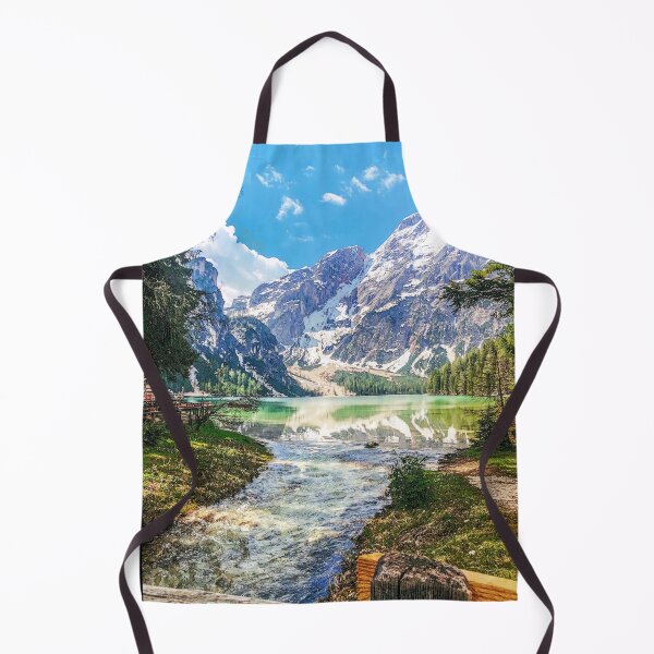 Item preview, Beautiful view, river, mountains, green and yellow trees designed and sold by Alexandra Rty.