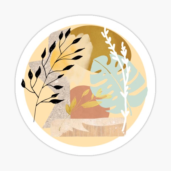 Item preview, Abstract Foliage Circle designed and sold by GrowbyToni.
