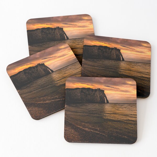 Item preview, Etretat Cliff Sunset designed and sold by nbrandsberg.