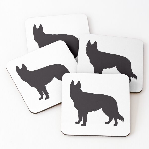 Item preview, German shepherd silhouette, simple German shepherd dog  designed and sold by Kaleikaydesign.