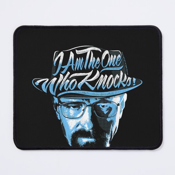 Item preview, I Am The One Who Knocks Blue Hue Portrait designed and sold by eruhaecaqae342.