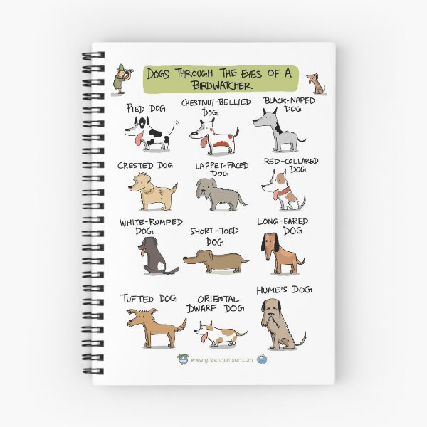 Item preview, Dogs through the Eyes of Birdwatchers designed and sold by Green Humour.