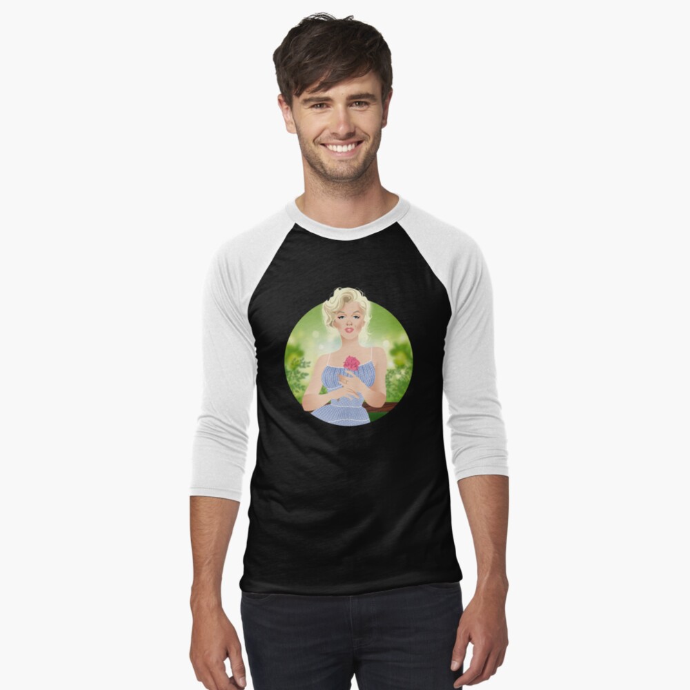 Item preview, Baseball ¾ Sleeve T-Shirt designed and sold by AleMogolloArt.