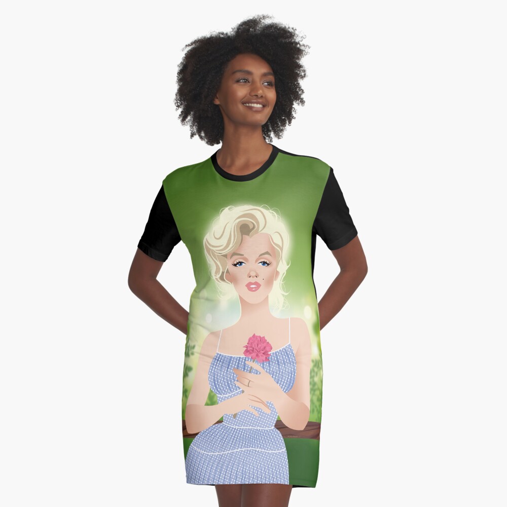 Item preview, Graphic T-Shirt Dress designed and sold by AleMogolloArt.
