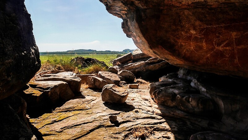 Ancient Cave Ubirr Kakadu National Park By Lexa Harpell Redbubble   Flat,800x800,075,f.u14 