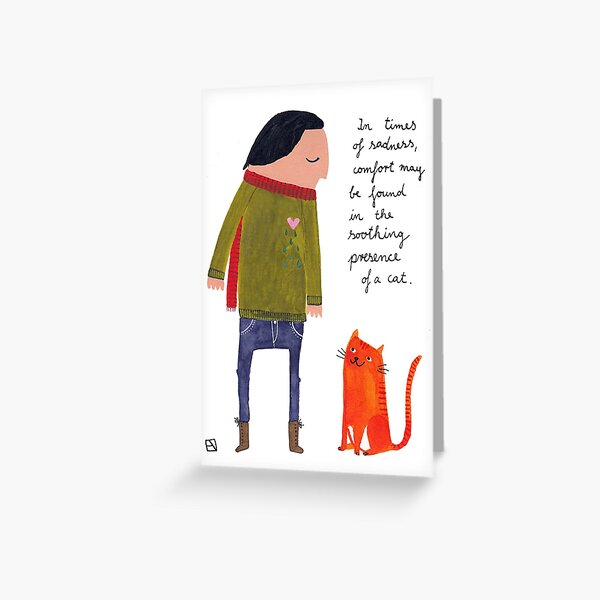 Benefits of a Cat Grußkarte