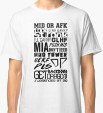 League of Legends Words Classic T-Shirt