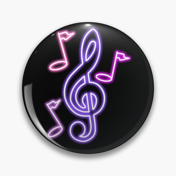 Aperçu de l'œuvre Notes de musique lueur violette. Mélomane créée et vendue par Rebel-Design.