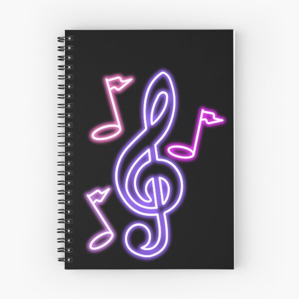 Item preview, Purple Glow Music Notes. Music Lover designed and sold by Rebel-Design.