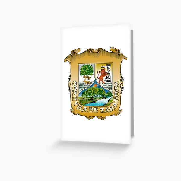 Chihuahua (state) coat of arms, Mexico Greeting Card for Sale by Tonbbo