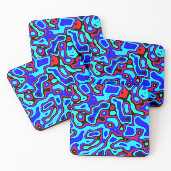 Item preview, Funky Groovy Blue designed and sold by caffin8ed.