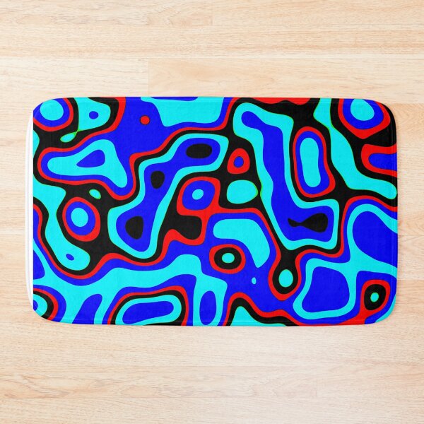 Item preview, Funky Groovy Blue designed and sold by caffin8ed.