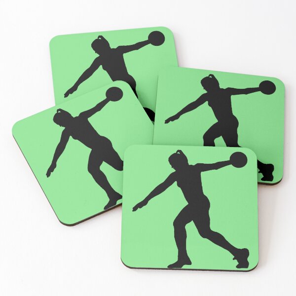 Item preview, Female Discus Thrower Silhouette designed and sold by TheScraggyBeard.