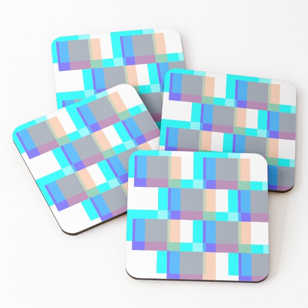 Item preview, Square Structures 2 - Blue and Purple "Geometric Works" designed and sold by Istvan Ocztos.