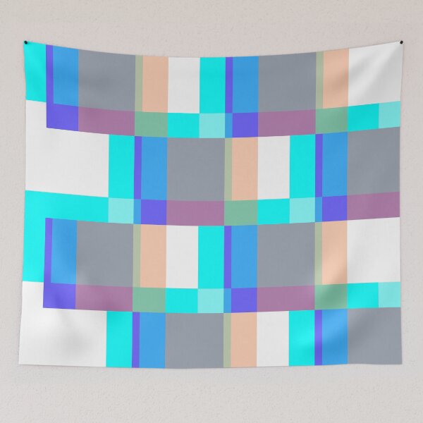 Item preview, Square Structures 2 - Blue and Purple "Geometric Works" designed and sold by Istvan Ocztos.