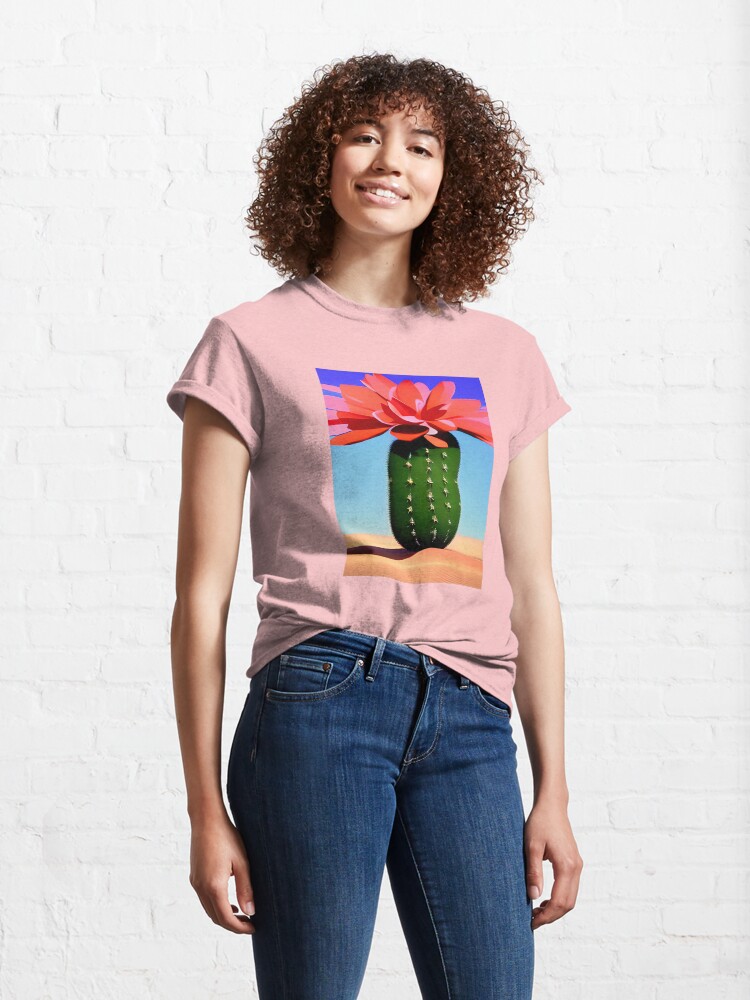 Alternate view of Israel, Sabra Cactus in the Desert. Classic T-Shirt