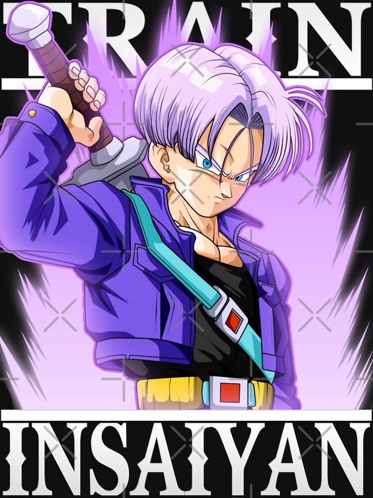 Train Insaiyan Future Trunks long hair DB/DBZ/DBGT/DBS  Sticker for Sale  by Wicked Designs