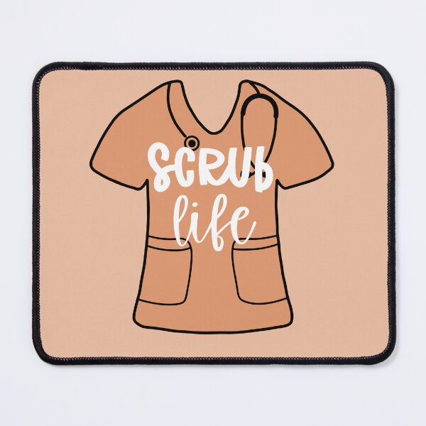 Item preview, Scrub life - orange scrub designed and sold by Preslava Genova.