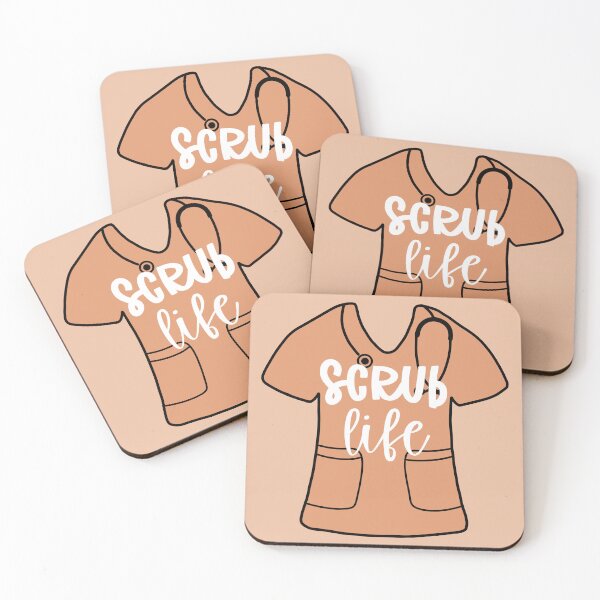 Item preview, Scrub life - orange scrub designed and sold by Preslava Genova.