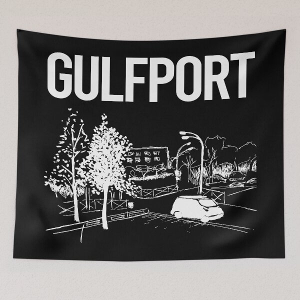 Item preview, Street Sketch Gulfport designed and sold by bettyn9wp.