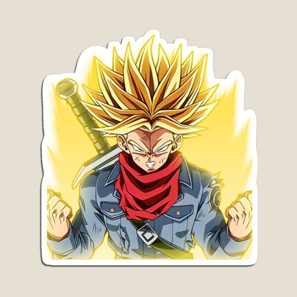 Train Insaiyan Super Saiyan God Xeno Trunks  Magnet for Sale by