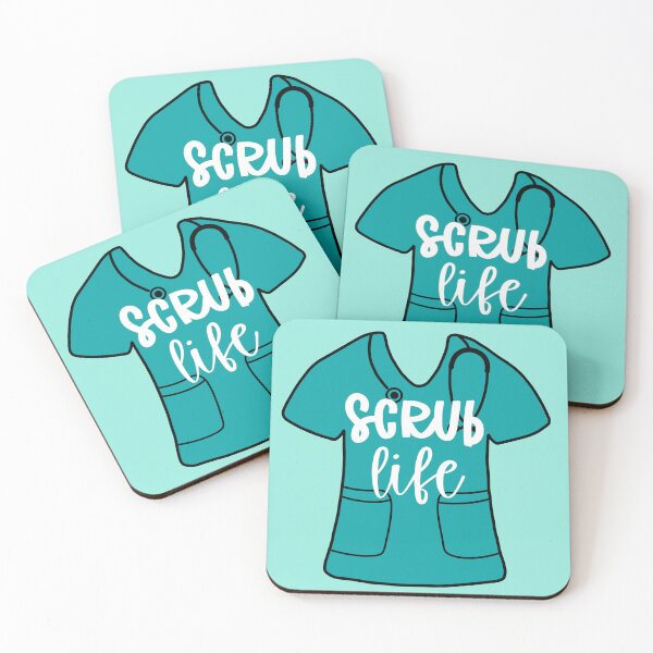 Item preview, Scrub life - blue scrub designed and sold by Preslava Genova.