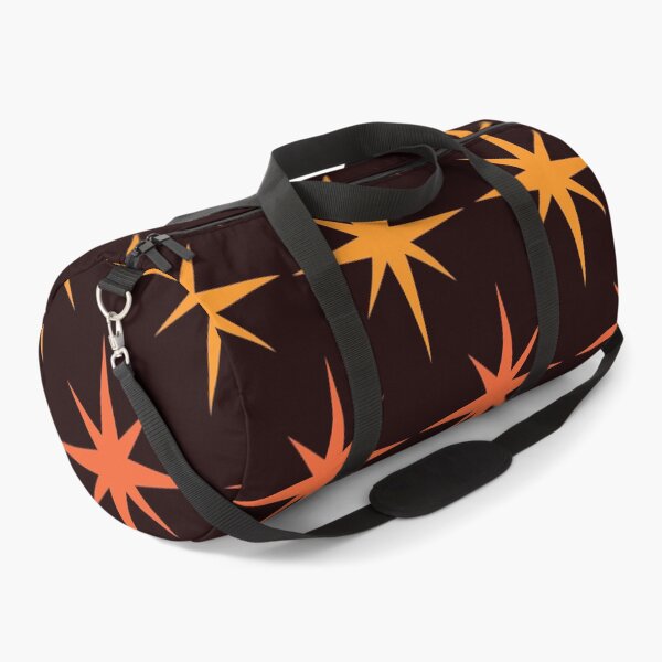 Item preview, Mid century modern atomic starbursts in orange and amber  designed and sold by Yasminepatterns .