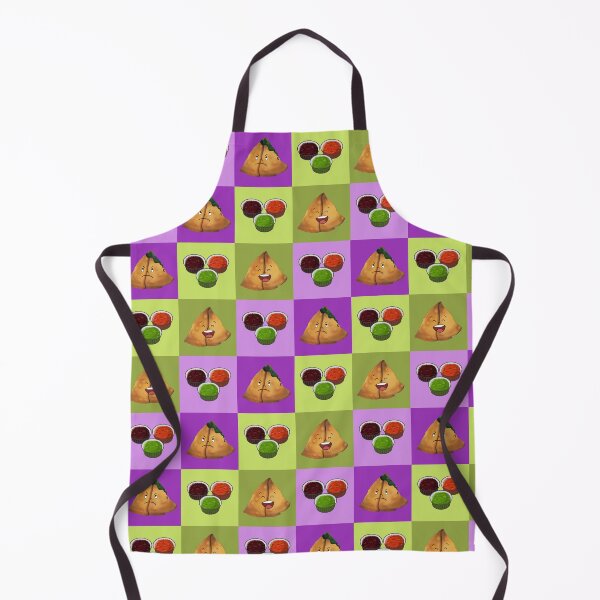 Item preview, Samosas and Chutney pattern designed and sold by AcquavitaArt.