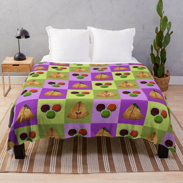 Item preview, Samosas and Chutney pattern  designed and sold by AcquavitaArt.