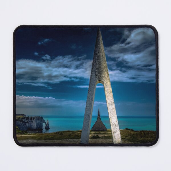 Item preview, Etretat Monument and Church designed and sold by nbrandsberg.