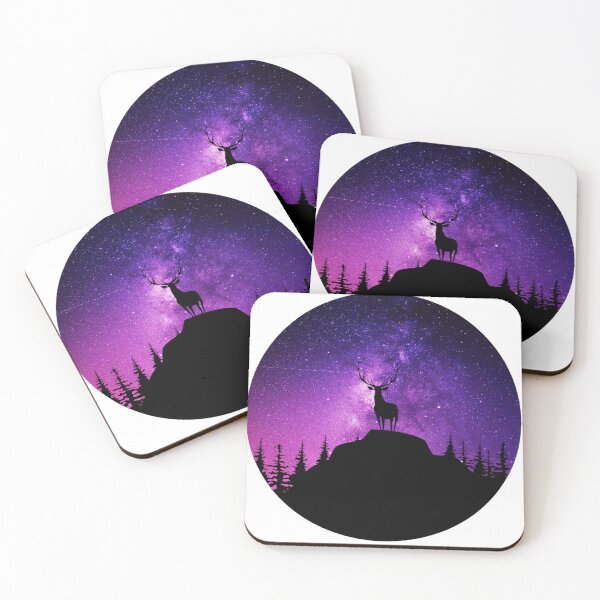 Item preview, Deer with Galaxy background designed and sold by Sundae7.