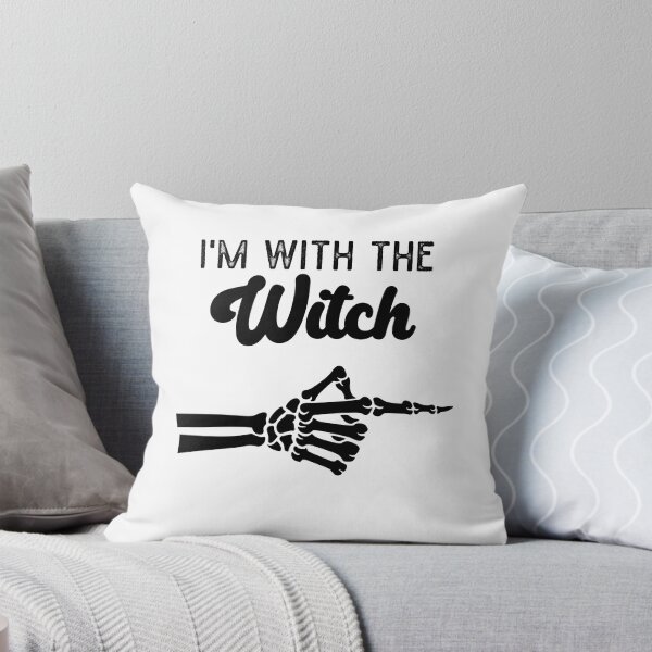 Item preview, I'm with the witch - Funny Halloween saying, Matching couple Halloween costume designed and sold by Wild-Trend-Swag.