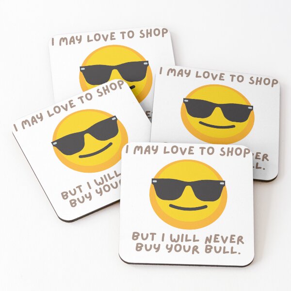 Item preview, Love To Shop, No Bull designed and sold by Kate Juergens.