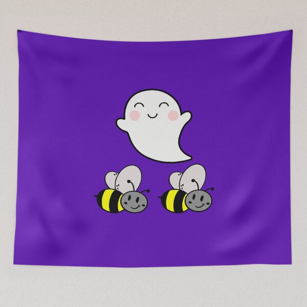 Item preview, Boo Bees ~ Purple~ Halloween Cute and Funny designed and sold by purplevamp.