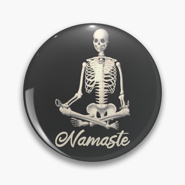 Item preview, Namaste Meditating Skeleton Funny Yoga Design, Perfect For Halloween  designed and sold by TrulyEpoque.