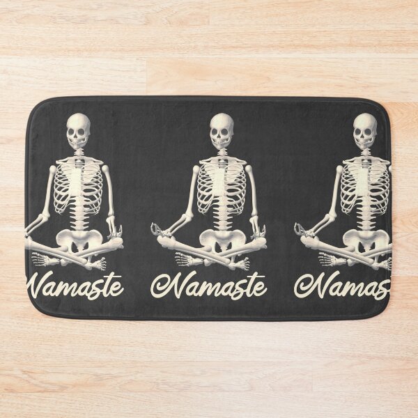 Item preview, Namaste Meditating Skeleton Funny Yoga Design, Perfect For Halloween  designed and sold by TrulyEpoque.