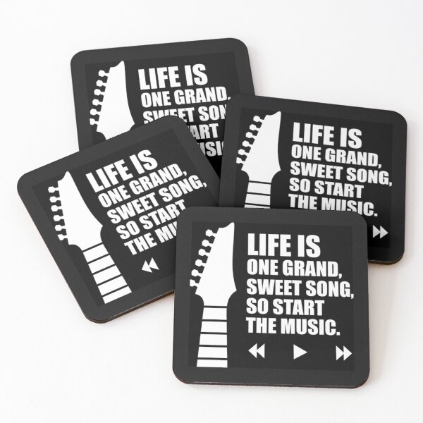 Item preview, Life is one grand sweet song so start the music   designed and sold by Evansstyle.