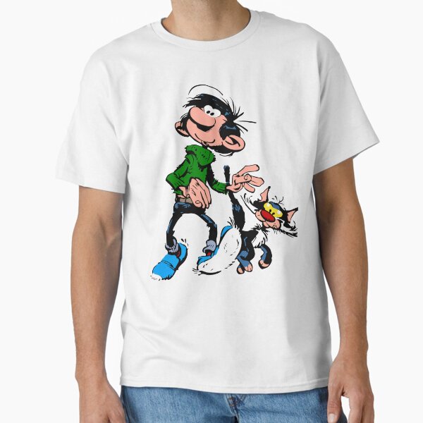 Item preview, Gaston Goof Walking with Cat designed and sold by CyberGirlz.
