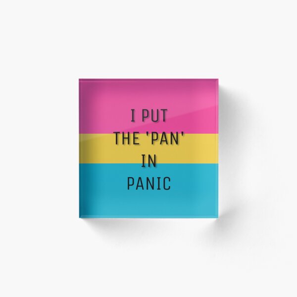 Pansexual Acrylic Block